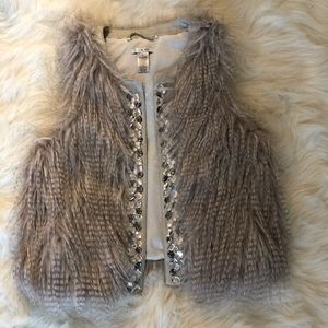 Caché Faux Fur Vest
